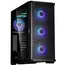 პროცესორის ქეისი Zalman Computer case Z10 PLUS BLACK, without PSU, 2xUSB3.0, 1xUSB Type-C, 3x140mm ARGB fans, 1x120mm ARGB fans, TG Side Panel, EATX, Black , 2 image - Primestore.ge