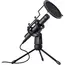 მიკროფონი Trust Gaming 24182 GXT 241 Velica Streaming Microphone, USB, Black  - Primestore.ge