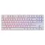 Keyboard Dark Project One KD87A White - G3MS Mech. RGB (ENG/UA) (DPO-KD-87A-100300-GMT)