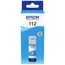 კარტრიჯის მელანი Epson EcoTank 112 I/C (C) L65**/L15*** Cyan Bottle  - Primestore.ge
