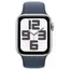 სმარტ საათი Apple Watch Series SE 2 GPS Gen.2 44mm Silver Aluminum Case With Storm Blue SB MREE3 M/L , 2 image - Primestore.ge