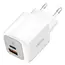 ადაპტერი Logilink PA0320SB Dual USB charger set 1x USB-C 1x USB-A 20 W white  - Primestore.ge