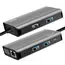დოქ სადგური Logilink UA0410 USB 3.2 Gen 1 docking station USB-C 7 ports PD anthracite , 2 image - Primestore.ge