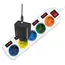 დენის დამაგრძელებელი Logilink LPS258 Power strip 5-way with 6 switches 5x CEE 7/3 multicolor 1.5m , 2 image - Primestore.ge