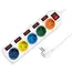 დენის დამაგრძელებელი Logilink LPS258 Power strip 5-way with 6 switches 5x CEE 7/3 multicolor 1.5m  - Primestore.ge