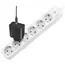 დენის დამაგრძელებელი Logilink LPS247 Socket Outlet 6-Way + Switch 1.5m White , 2 image - Primestore.ge