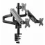 მონიტორის საკიდი Gembird MA-DA3-01 Desk mounted adjustable mounting arm for 3 monitors  - Primestore.ge