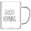 ჭიქების ნაკრები Ardesto Borosilicate glass mug set Good Morning, 420 ml, 2 pcs, with handles  - Primestore.ge