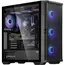 ქეისი Zalman Computer case Z10, without PSU, 2xUSB3.0, 1xUSB Type-C, 3x140mm Black fans, 1x120mm Black fans, TG Side Panel, EATX, Black , 4 image - Primestore.ge