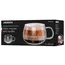 Mug set Ardesto Borosilicate glass mug set Good Morning, 350 ml, 2 pcs, with handles, 4 image