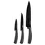 დანების ნაკრები Ardesto Black Mars Knives Set 3 pcs, black, stainless steel, plastic  - Primestore.ge