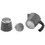 ყავის მადუღარა Ardesto Coffee Maker Gemini Molise, 9 cups, grey, aluminum , 4 image - Primestore.ge