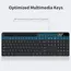 Keyboard MARVO KC411W EN BK wireless Combo, 2 image