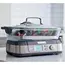 ორთქლსახარში Cuisinart STM1000E, 1800W, 5L, Electric Glass Steamer, Black/Silver , 2 image - Primestore.ge