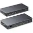 USB-C Hub UGREEN CM615 (90912) Revodok Pro 209, Type-C, USB, HDMI, RJ45, DP, PD, Docking Station, Black