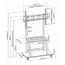 ტელევიზორის სადგამი Gembird TVS-100F-01 TV floor stand with caster wheels 37"-100" , 3 image - Primestore.ge