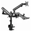 Monitor hanger Gembird MA-DA3-02 Desk mounted adjustable monitor arm with notebook tray (full-motion) 17"-32"