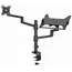 მონიტორის საკიდი Gembird MA-DA-04 Desk mounted adjustable monitor arm with notebook tray 17"-32" , 3 image - Primestore.ge
