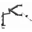 Monitor hanger Gembird MA-DA3-02 Desk mounted adjustable monitor arm with notebook tray (full-motion) 17"-32", 4 image