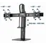 მონიტორის სადგამი Gembird MS-D2-01 Double monitor desk stand height adjustable 17"-27" , 4 image - Primestore.ge