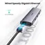 მულტიფუნქციური ადაპტერი UGREEN 60718, USB-C to 3 x USB 3.0 + RJ45 + Micro USB, Multifunction Adapter, Grey , 3 image - Primestore.ge