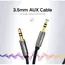 აუდიო კაბელი UGREEN AV119 (10733), 3.5mm Male to 3.5mm Male Cable, 1m, Black - Primestore.ge