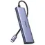 USB-C ჰაბი UGREEN CM511 (20956A), Type-C, USB, HDMI, TF/SD, Hub, Grey  - Primestore.ge