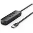 USB-C ჰაბი UGREEN CM416 (20984), USB-C, USB, RJ45, Hub, Black  - Primestore.ge