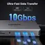 USB-C ჰაბი UGREEN CM681 (15965) Revodok Pro 211, Type-C, USB, HDMI, RJ45, PD, TF/SD, Hub, Grey , 8 image - Primestore.ge