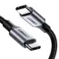 USB კაბელი UGREEN US316 (90120), 100W, Type-c to Type-c, 3m, Black - Primestore.ge