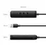 USB-C ჰაბი UGREEN CM416 (20984), USB-C, USB, RJ45, Hub, Black , 2 image - Primestore.ge
