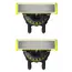 საპარსის პირები Philips OneBladec Replacement blade 2 Pack QP420/50  - Primestore.ge