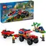 ლეგო LEGO City Fire SUV with a rescue boat  - Primestore.ge