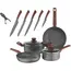 ქვაბების და ტაფების ნაკრები Ardesto 12 pcs set Midori,  stainless steel  - Primestore.ge