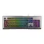 Keyboard Genesis Gaming Keyboard Rhod 500 RGB ALLUMINIUM BODY US Layout with RGB Blacklight Windows XP, Vista, 7, 8, 10, USB