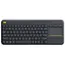 კლავიატურა LOGITECH K400 Plus Wireless Touch Keyboard - BLACK - US INT'L  - Primestore.ge