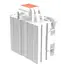 პროცესორის ქულერი Zalman CPU cooler CNPS9X Performa, ARGB, LGA1700, 1200, 115x, AM5, AM4 4pin, PWM, 3pin+5VARGB, TDP180W, white , 3 image - Primestore.ge