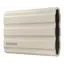 მყარი დისკი SAMSUNG SSD T7 PORTABLE 2TB MU-PE2T0K/WW SHIELD BEIGE , 2 image - Primestore.ge