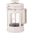 Teapot Ardesto French press Fresh, 800ml, borosilicate glass, plastic, transparent, beige