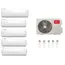 Air conditioner MULTI SPLIT TCL FMA-42I5HD/DVO OUTDOOR + FMA-09CHSD/XA73I (2pc) + FMA-12CHSD/XA73I (2pc) + FMA-18CHSD/XA73I 180-220 M2