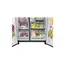 Refrigerator LG GR-X267CQES.AMCQMER-Side By Side, 179x91x74, 617 Liters, InstaView™ Door-in-Door®, INVERTER, Linear Cooling, Hygiene FRESH+™, ThinQ™, Matte Black, 6 image