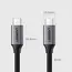 USB კაბელი UGREEN US161 (50751), USB 3.1 Type-c To Type-c Cable, 1.5m, Black , 3 image - Primestore.ge