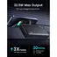 Portable charger UGREEN PB312(25683), 20000mAh, USB Type-C, USB, Two-way Power Bank, Black, 4 image