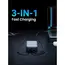 პორტატული დამტენი UGREEN PB720(25188), 20000mAh, USB Type-C, USB, Two-way Power Bank, Grey , 4 image - Primestore.ge