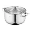 ქვაბი Ardesto Casserole with glass lid Gemini Gourmet Spoleto,, 5.8l, stainless steel  - Primestore.ge