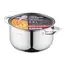 ქვაბი Ardesto Casserole with glass lid Gemini Gourmet Spoleto,, 5.8l, stainless steel , 4 image - Primestore.ge
