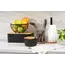 პურის შესანახი Ardesto Bread bin Midori 33х18х12cm, metal, bamboo, black , 2 image - Primestore.ge