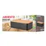 პურის შესანახი Ardesto Bread bin Midori 33х18х12cm, metal, bamboo, black , 8 image - Primestore.ge