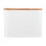 პურის შესანახი Ardesto Bread bin Midori 33х18х13cm, metal, bamboo, white , 7 image - Primestore.ge