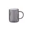 ჭიქების ნაკრები Ardesto Set of cups Shine, 260ml, 2pcs, borosilicate glass, gray  - Primestore.ge